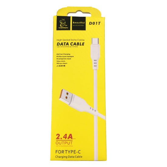 کابل شارژ Type-C برند Denmen مدل D01T